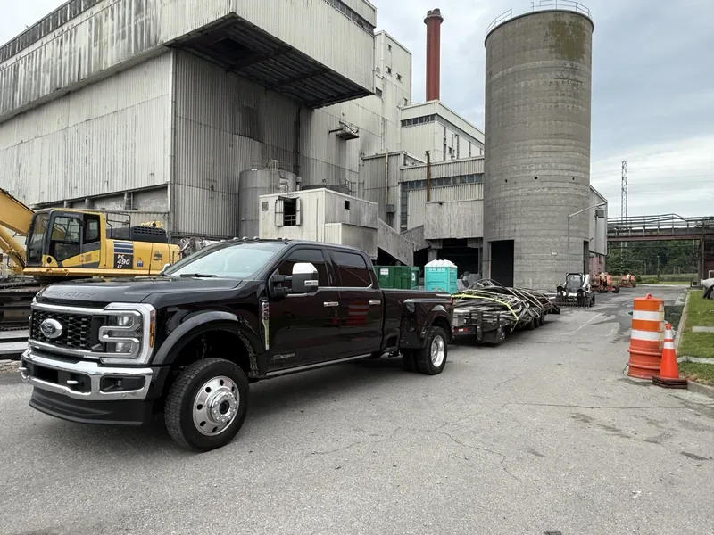 Company truck at an industrial plant site — Jacksonville, FL