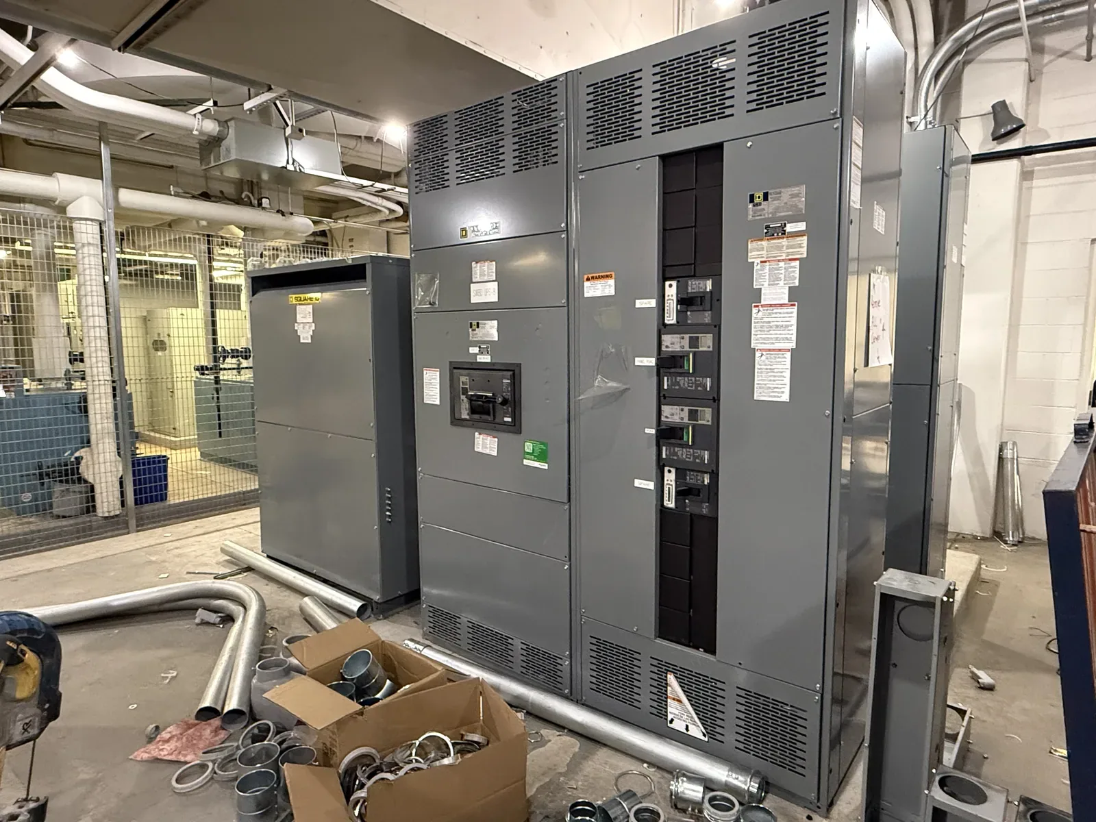 Electrical Panel Buyers staged for removal
