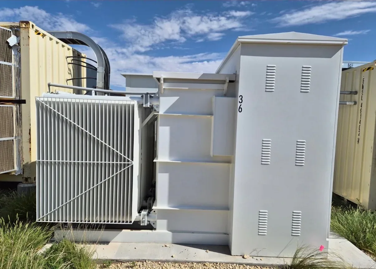 Power transformer with a full radiator bank and control enclosure — Jacksonville, FL