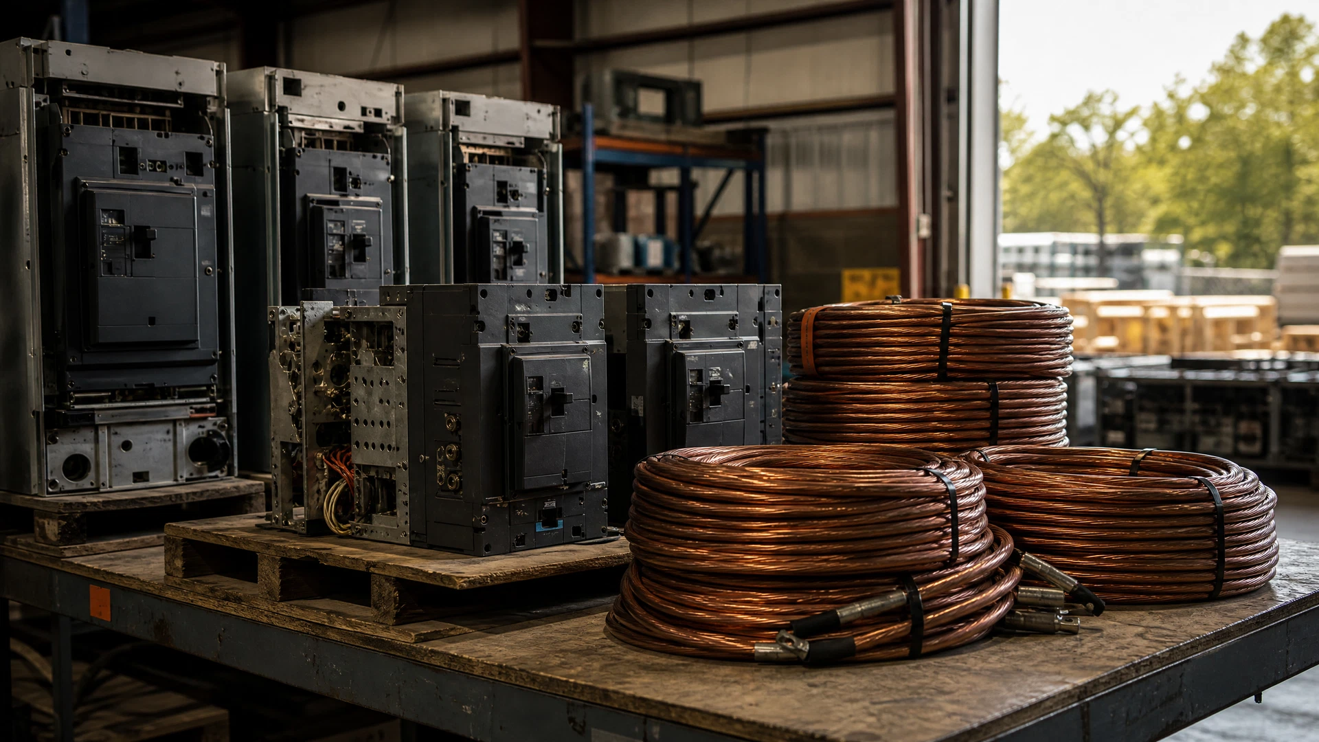 Illustrative circuit breakers equipment