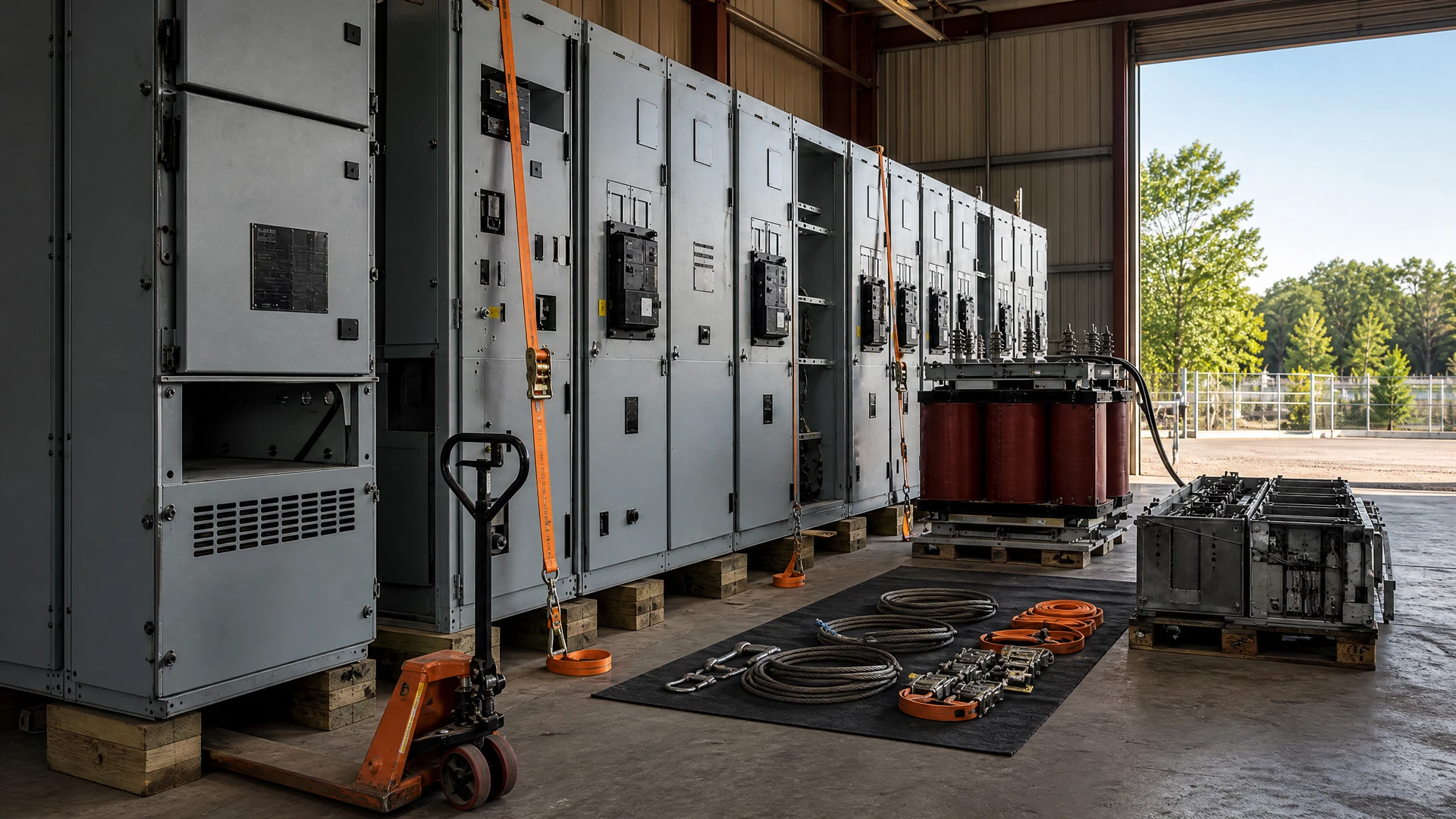 Illustrative complete plant lots equipment